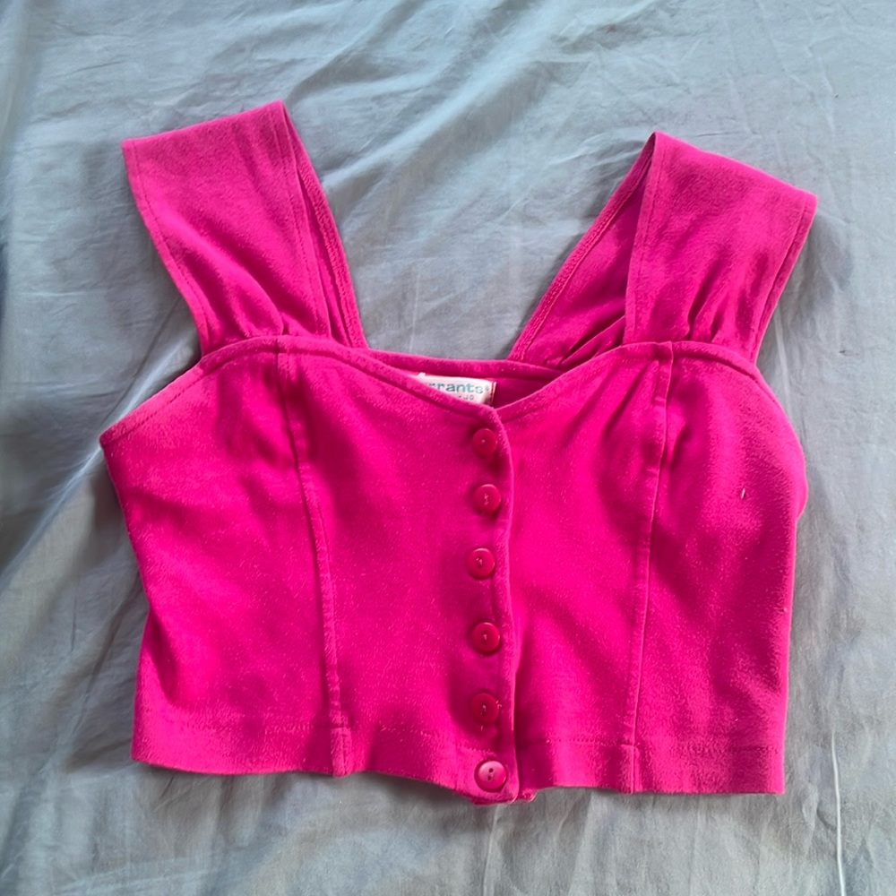 vintage pink currants top size small
